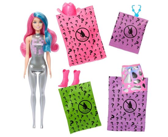 Лялька Barbie сюрприз Color Reveal серії Зірки диско (JCP01), зображення 2 Лялька Barbie сюрприз Color Reveal серії Зірки диско (JCP01), зображення 2