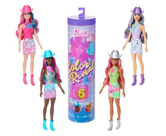 Лялька Barbie сюрприз Color Reveal серії Зірки диско (JCP01), зображення 5 Лялька Barbie сюрприз Color Reveal серії Зірки диско (JCP01), зображення 5