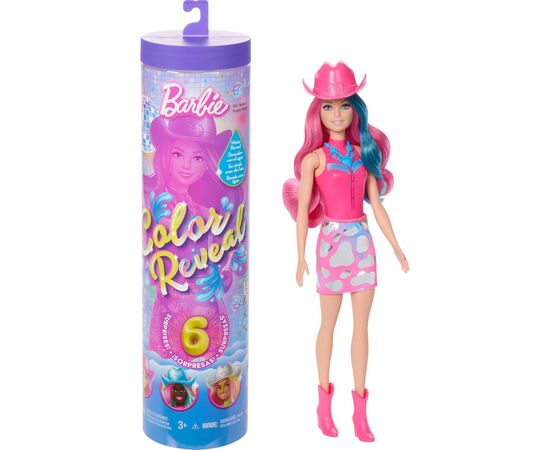 Кукла Barbie сюрприз Color Reveal серии Звезды диско (JCP01)