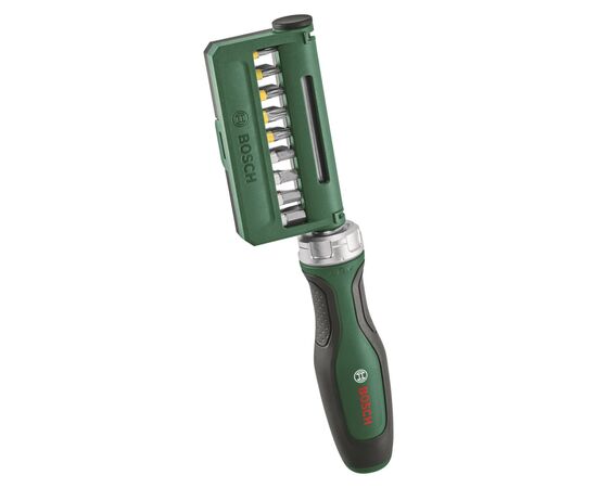 Набір викруток Bosch з тріскачкою, 18 біт, 225мм, сталь CrV (1.600.A02.Z9A)