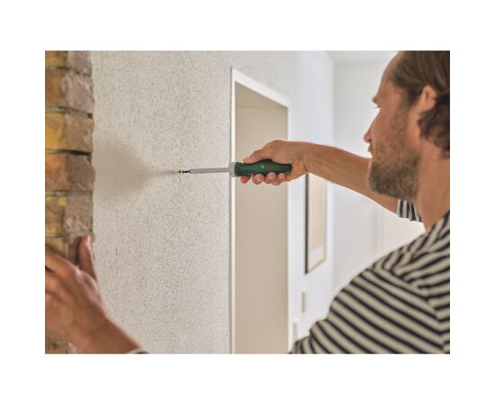 Отвертка Bosch с трещоткой, 205мм, сталь CrV (1.600.A02.Z99), изображение 4 Отвертка Bosch с трещоткой, 205мм, сталь CrV (1.600.A02.Z99), изображение 4