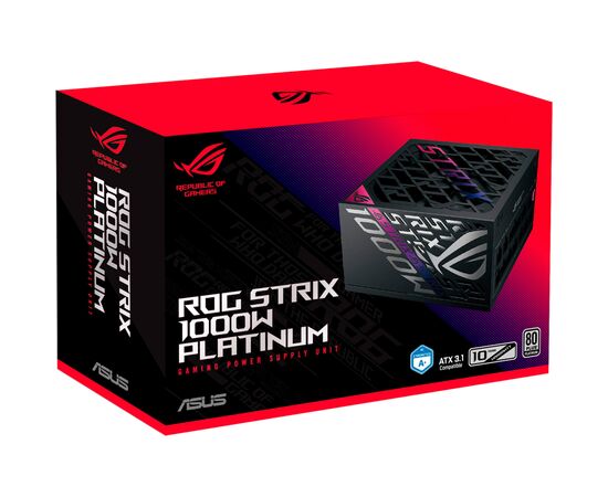 Блок питания ASUS 1000 W ROG Strix 1000P Gaming (90YE00W1-B0NA00), изображение 12