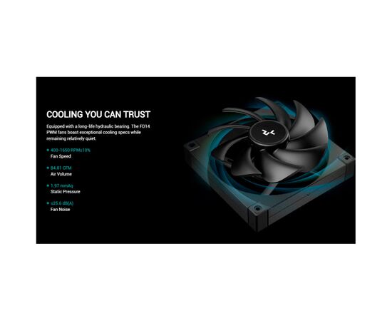 Кулер для корпуса Deepcool FD14, изображение 10 Кулер для корпуса Deepcool FD14, изображение 10