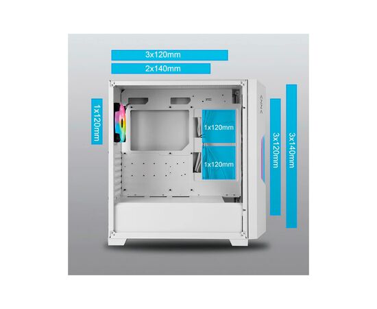 Корпус Azza CSAZ-520WG, изображение 7 Корпус Azza CSAZ-520WG, изображение 7