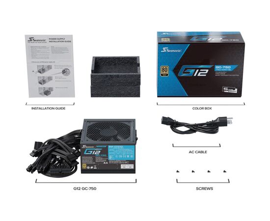 Блок питания Seasonic 750W (SSP-750RT2), изображение 5 Блок питания Seasonic 750W (SSP-750RT2), изображение 5
