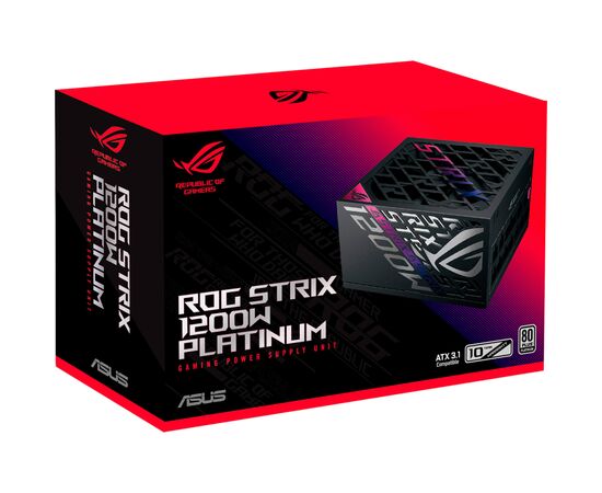 Блок питания ASUS 1200W ROG STRIX (90YE00W0-B0NA00), изображение 12 Блок питания ASUS 1200W ROG STRIX (90YE00W0-B0NA00), изображение 12