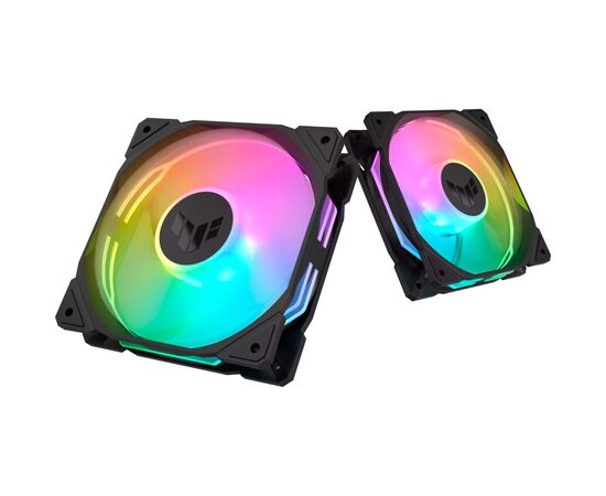 Кулер для корпуса ASUS TUF GAMING TR120 FAN ARGB BLACK 3IN1 (90DA0090-B09020), изображение 9 Кулер для корпуса ASUS TUF GAMING TR120 FAN ARGB BLACK 3IN1 (90DA0090-B09020), изображение 9