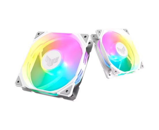 Кулер для корпуса ASUS TUF GAMING TR120 FAN ARGB REVERSE WHITE (90DA00D3-B09020), изображение 9 Кулер для корпуса ASUS TUF GAMING TR120 FAN ARGB REVERSE WHITE (90DA00D3-B09020), изображение 9