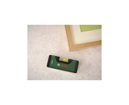 Уровень Bosch 12см, 1 капсула, алюминиевый корпус (1.600.A02.H3H), изображение 2 Уровень Bosch 12см, 1 капсула, алюминиевый корпус (1.600.A02.H3H), изображение 2