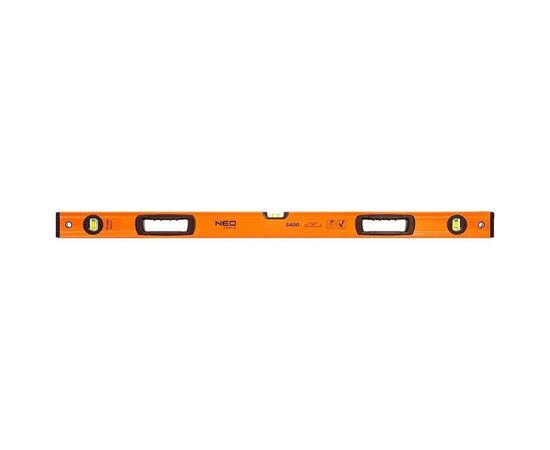 Уровень Neo Tools S 400 алюминиевый, 100 см, 3 капсулы, 2 отверстия для рук (71-144)
