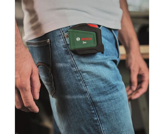 Рулетка Bosch 3м х 19мм (1.600.A03.2UX), изображение 4 Рулетка Bosch 3м х 19мм (1.600.A03.2UX), изображение 4