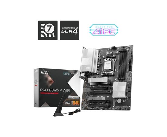 Материнская плата MSI PRO B840-P WIFI, изображение 5 Материнская плата MSI PRO B840-P WIFI, изображение 5