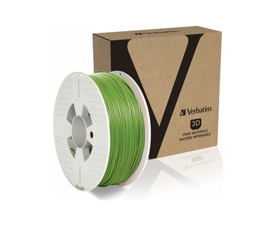 Пластик для 3D-принтера Verbatim PLA, 1.75 мм, 1кг, Green (55324), изображение 2 Пластик для 3D-принтера Verbatim PLA, 1.75 мм, 1кг, Green (55324), изображение 2