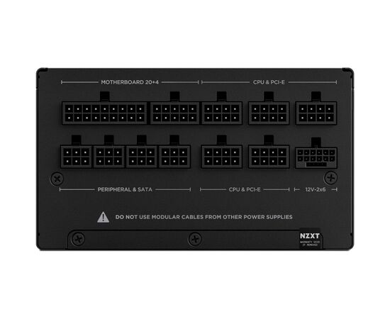 Блок питания NZXT 1200W ATX 3.X (PA-2G2BB-EU), изображение 5 Блок питания NZXT 1200W ATX 3.X (PA-2G2BB-EU), изображение 5