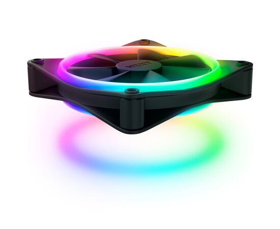 Кулер до корпусу NZXT F120RGB Duo-120mm Dual-sideRGB Fan-Tripl (RF-D12TF-B1), зображення 2 Кулер до корпусу NZXT F120RGB Duo-120mm Dual-sideRGB Fan-Tripl (RF-D12TF-B1), зображення 2