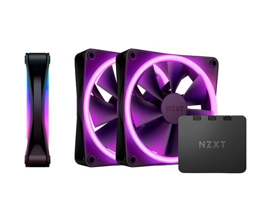 Кулер до корпусу NZXT F120RGB Duo-120mm Dual-sideRGB Fan-Tripl (RF-D12TF-B1)