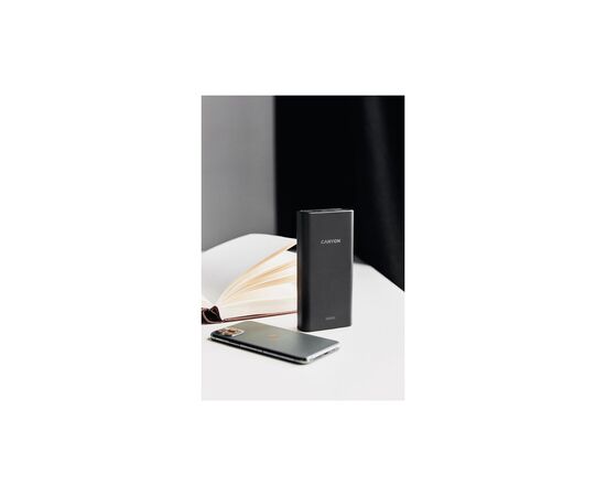 Батарея универсальная Canyon 20000mAh, Input 5V/2A, Output 5V/2.1A(Max), Black (CNE-CPB2001B), изображение 4 Батарея универсальная Canyon 20000mAh, Input 5V/2A, Output 5V/2.1A(Max), Black (CNE-CPB2001B), изображение 4