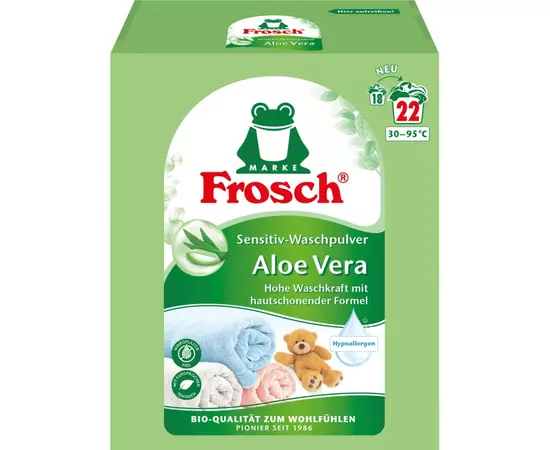 Стиральный порошок Frosch Колор Алоэ Вера 1450 г (4001499960291)