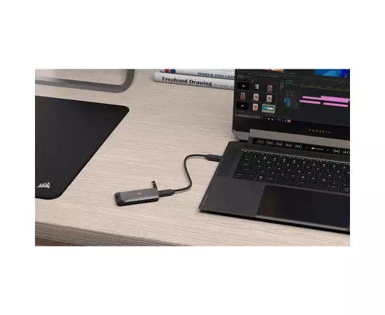 Накопитель SSD USB 3.2 2TB Corsair (CSSD-EX100U2TB), изображение 8 Накопитель SSD USB 3.2 2TB Corsair (CSSD-EX100U2TB), изображение 8