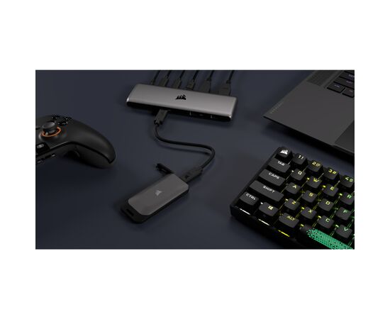 Накопитель SSD USB 3.2 2TB Corsair (CSSD-EX100U2TB), изображение 9 Накопитель SSD USB 3.2 2TB Corsair (CSSD-EX100U2TB), изображение 9