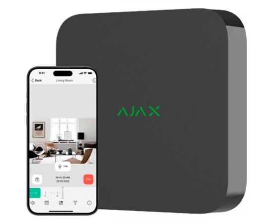 Регистратор для видеонаблюдения Ajax NVR_8/чёрная, изображение 4 Регистратор для видеонаблюдения Ajax NVR_8/чёрная, изображение 4