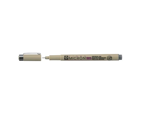 Лайнер Sakura Pigma Micron (0.05) 0,2мм Сірий (084511332898)