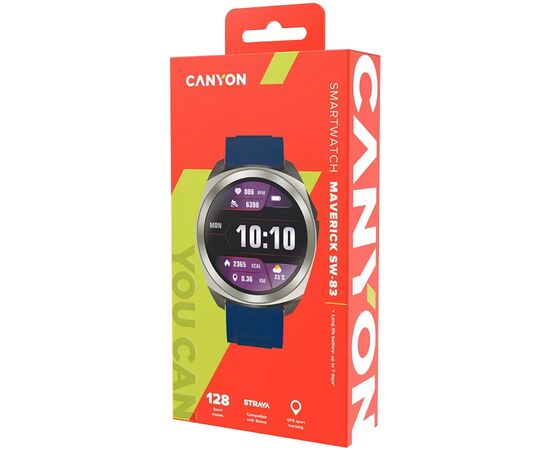 Смарт-часы Canyon Maveric SW-83 GPS Silver (CNS-SW83SS), изображение 7 Смарт-часы Canyon Maveric SW-83 GPS Silver (CNS-SW83SS), изображение 7