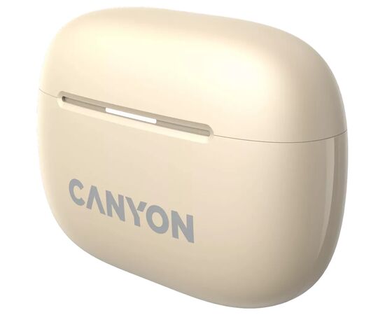 Наушники Canyon TWS-10 OnGo ANC ENC Beige (CNS-TWS10BG), изображение 6 Наушники Canyon TWS-10 OnGo ANC ENC Beige (CNS-TWS10BG), изображение 6