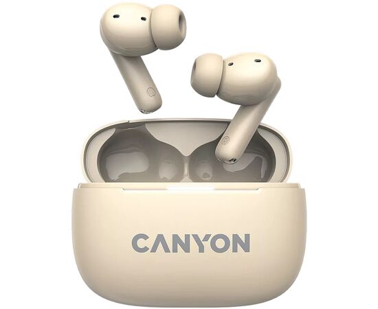 Наушники Canyon TWS-10 OnGo ANC ENC Beige (CNS-TWS10BG)