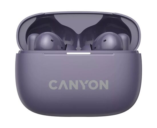 Наушники Canyon TWS-10 OnGo ANC ENC Purple (CNS-TWS10PL), изображение 2 Наушники Canyon TWS-10 OnGo ANC ENC Purple (CNS-TWS10PL), изображение 2
