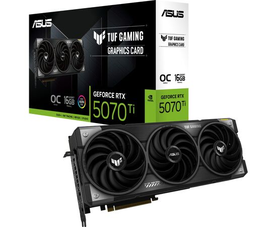 Видеокарта ASUS GeForce RTX5070 Ti 16GB TUF OC GAMING (TUF-RTX5070TI-O16G-GAMING), изображение 12 Видеокарта ASUS GeForce RTX5070 Ti 16GB TUF OC GAMING (TUF-RTX5070TI-O16G-GAMING), изображение 12
