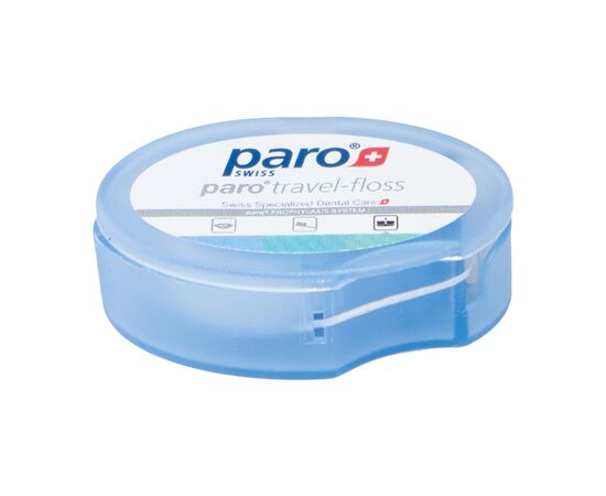 Зубна нитка Paro Swiss Travel-floss Дорожня Зелена упаковка 5 м (7.1763/4)