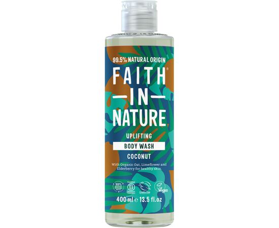 Гель для душу Faith in Nature Натуральний З кокосом 400 мл (708002400377)