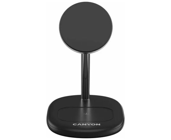 Зарядное устройство Canyon wireless charger WCS-205 15W Qi2 2in1 w/o adapter Black (CNS-WCS205BW/A), изображение 6 Зарядное устройство Canyon wireless charger WCS-205 15W Qi2 2in1 w/o adapter Black (CNS-WCS205BW/A), изображение 6