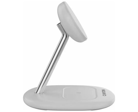 Зарядное устройство Canyon wireless charger WCS-205 15W Qi2 2in1 w/o adapter White (CNS-WCS205WW/A), изображение 4 Зарядное устройство Canyon wireless charger WCS-205 15W Qi2 2in1 w/o adapter White (CNS-WCS205WW/A), изображение 4