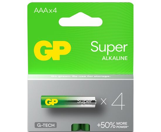 Батарейка Gp AAA LR3 Super Alcaline * 4 (24A-U4 / 4891199000058)