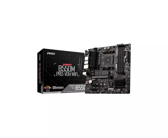 Материнская плата MSI B550M PRO-VDH WIFI, изображение 2 Материнская плата MSI B550M PRO-VDH WIFI, изображение 2