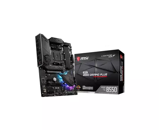 Материнская плата MSI MPG B550 GAMING PLUS, изображение 2 Материнская плата MSI MPG B550 GAMING PLUS, изображение 2