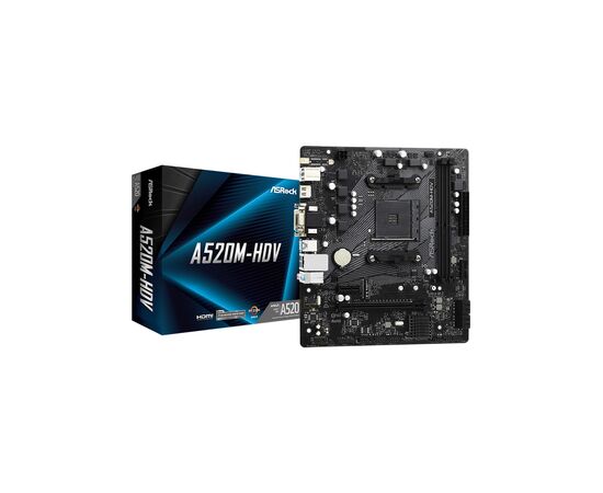 Материнская плата ASRock A520M-HDV, изображение 2 Материнская плата ASRock A520M-HDV, изображение 2