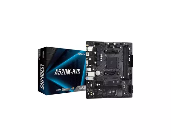 Материнская плата ASRock A520M-HVS, изображение 2 Материнская плата ASRock A520M-HVS, изображение 2