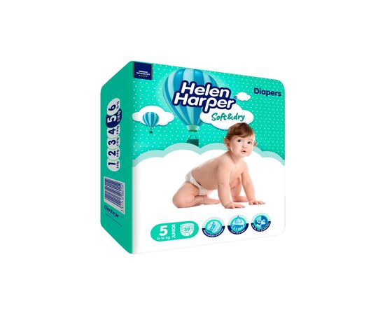 Подгузник Helen Harper SoftDry Junior 15-25 кг 39 шт (5411416060154), изображение 2 Подгузник Helen Harper SoftDry Junior 15-25 кг 39 шт (5411416060154), изображение 2