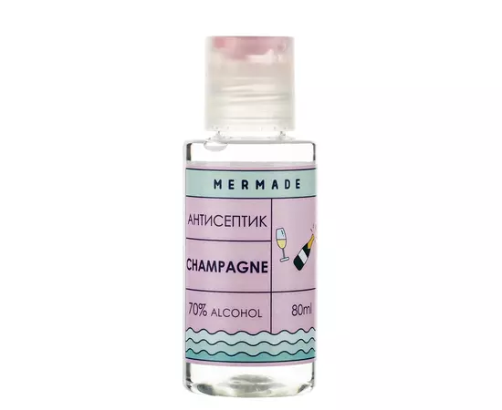 Антисептик для рук Mermade Champagne Travel size 80 мл (MR0006Bs)