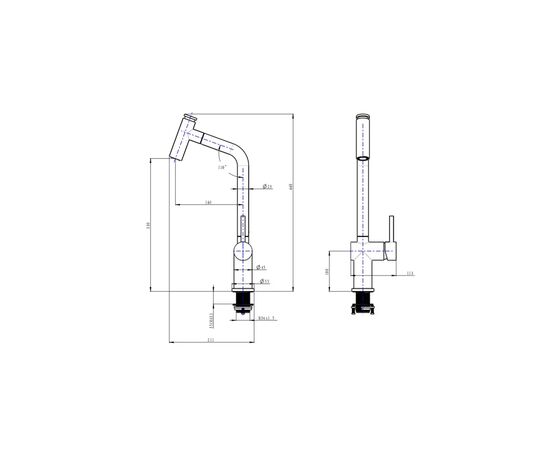 Смеситель Nett FBG-44, изображение 2 Смеситель Nett FBG-44, изображение 2