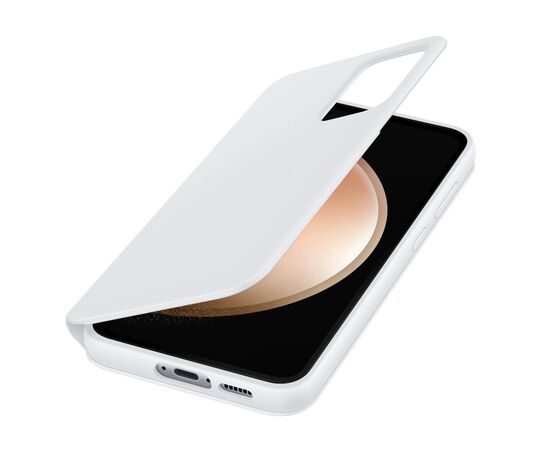 Чехол для мобильного телефона Samsung S23 FE Smart View Wallet Case White (EF-ZS711CWEGWW), изображение 4 Чехол для мобильного телефона Samsung S23 FE Smart View Wallet Case White (EF-ZS711CWEGWW), изображение 4