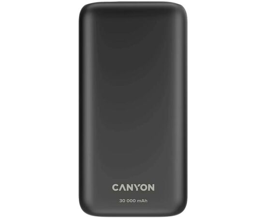 Батарея універсальна Canyon PB-301 30000mAh PD/20W, QC/3.0 (CNE-CPB301B)