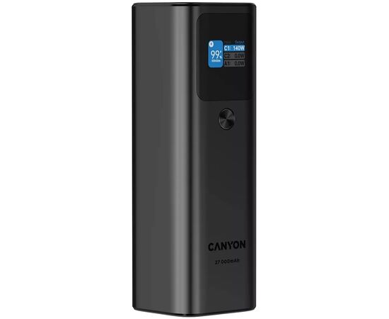 Батарея универсальная Canyon PB-2010 27000mAh PD/3.1/140Wh, in/out2xUSB-C PD/140W, outUSB-A/22.5W (CNE-CPB2010DG), изображение 4 Батарея универсальная Canyon PB-2010 27000mAh PD/3.1/140Wh, in/out2xUSB-C PD/140W, outUSB-A/22.5W (CNE-CPB2010DG), изображение 4