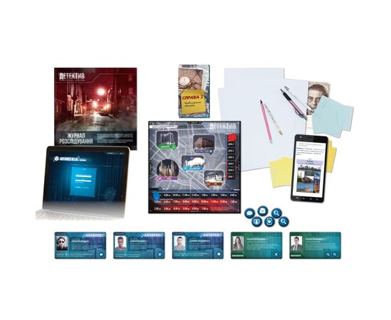 Настольная игра Geekach Games Детектив. Современное расследование (Detective: A Modern Crime Board Game) (GKCH174dt), изображение 2 Настольная игра Geekach Games Детектив. Современное расследование (Detective: A Modern Crime Board Game) (GKCH174dt), изображение 2