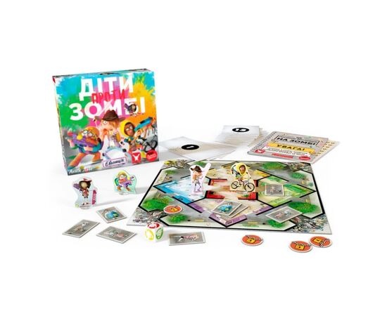 Настольная игра Geekach Games Дети против зомби (Zombie Kidz Evolution, на украинском) (GKCH016ZKE/ZKE01-2024-26-UA), изображение 2 Настольная игра Geekach Games Дети против зомби (Zombie Kidz Evolution, на украинском) (GKCH016ZKE/ZKE01-2024-26-UA), изображение 2