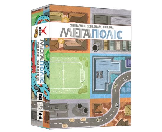 Настільна гра Geekach Games Мегаполіс. Повне видання (Sprawlopolis) (GKCH201sp)