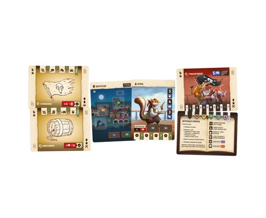 Настольная игра Geekach Games Хвостатые приключения. Пиратское наследство (Wildtails: A Pirate Legacy) (GKCH206wt), изображение 2 Настольная игра Geekach Games Хвостатые приключения. Пиратское наследство (Wildtails: A Pirate Legacy) (GKCH206wt), изображение 2